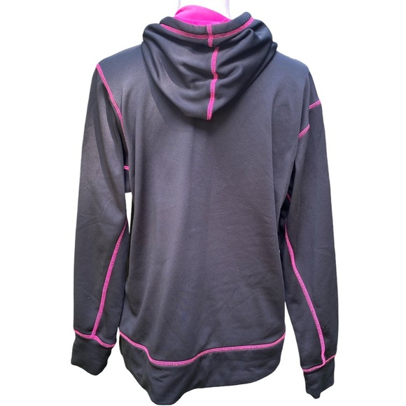 BCG Pullover Hoodie in Black with Pink Trim Size XL - Picture 2 of 6